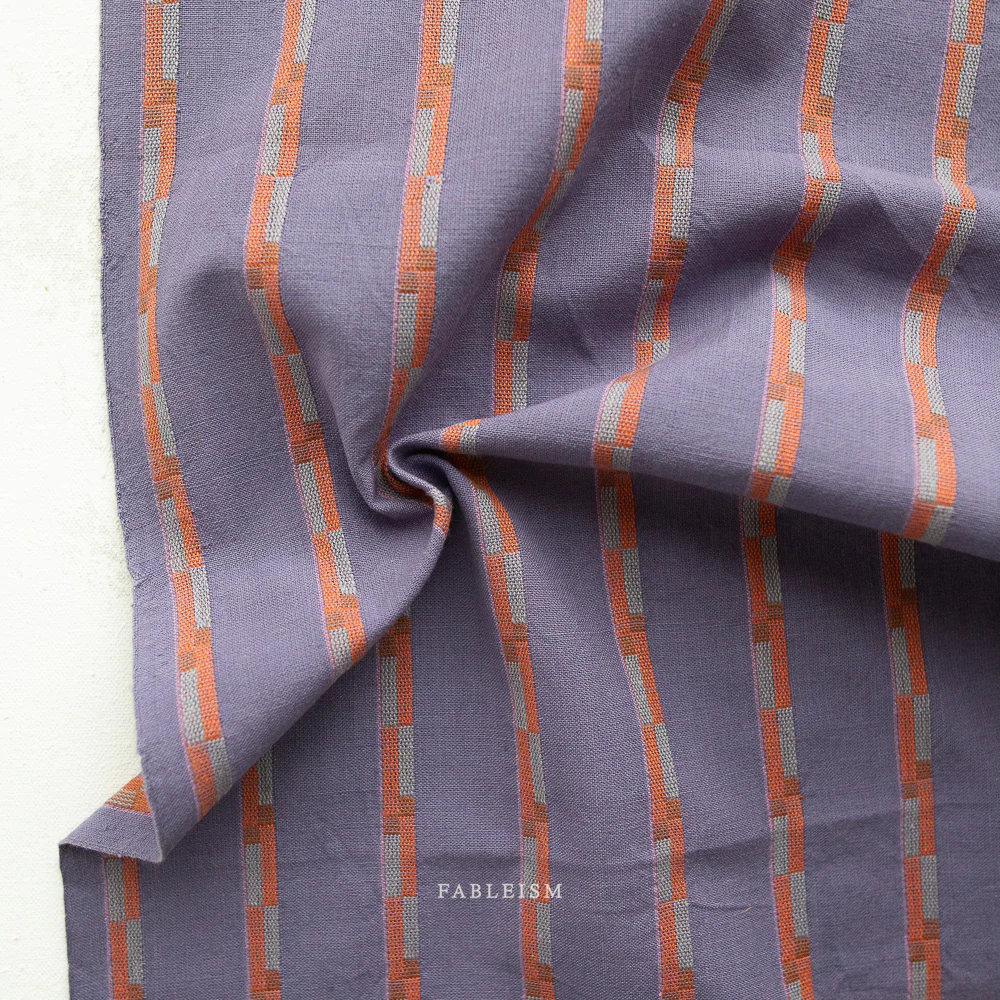 Track Stripe Cotton - Iris