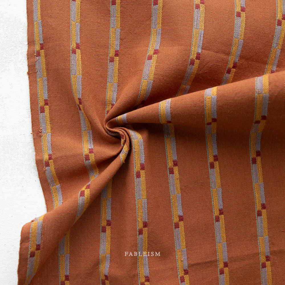 Track Stripe Cotton - Umber