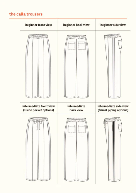 Calla Trousers - Fabric Godmother - PDF Download - Image 9