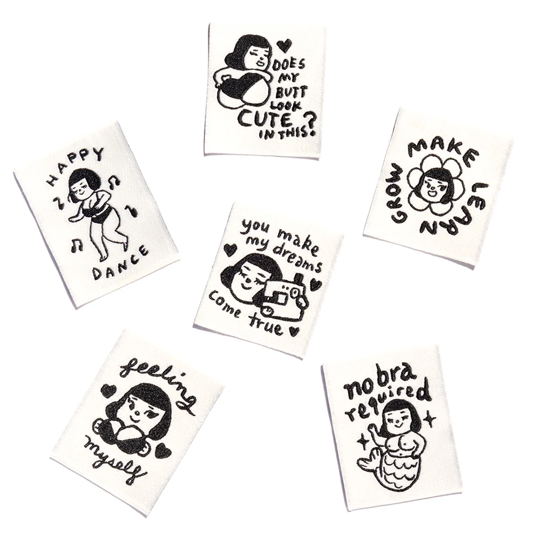 'Feeling Yourself' Mel Stringer X Kylie And The Machine Woven Labels