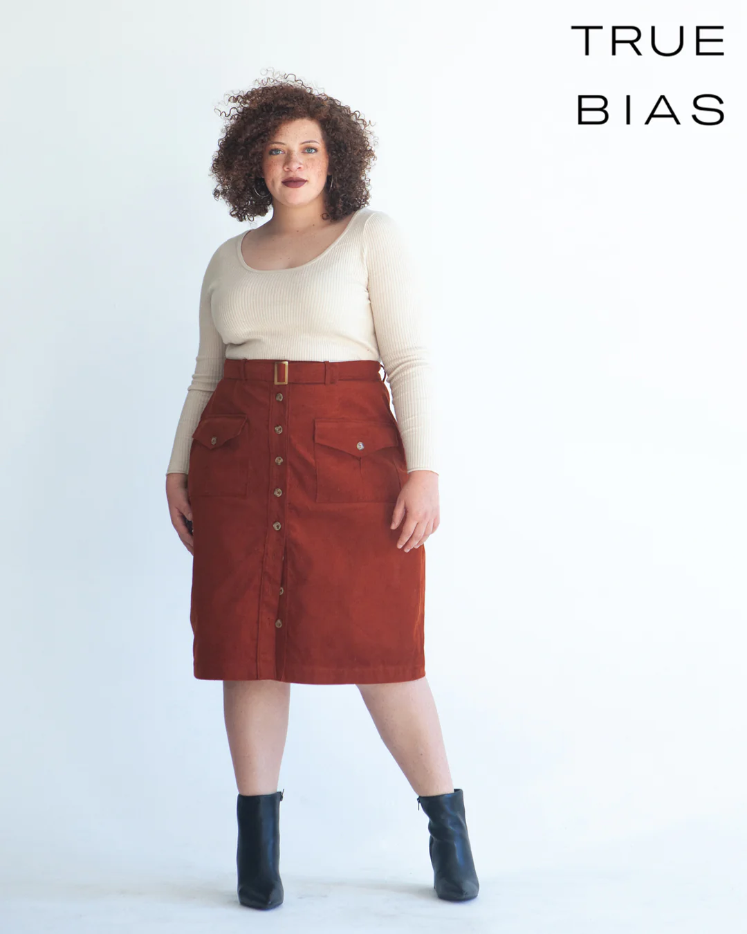 Fine Cotton Corduroy -  Brick - Image 2