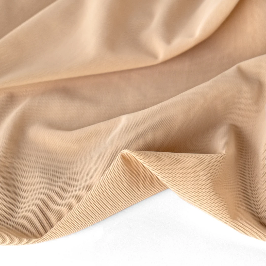 Firm Power Mesh Lining - Tan