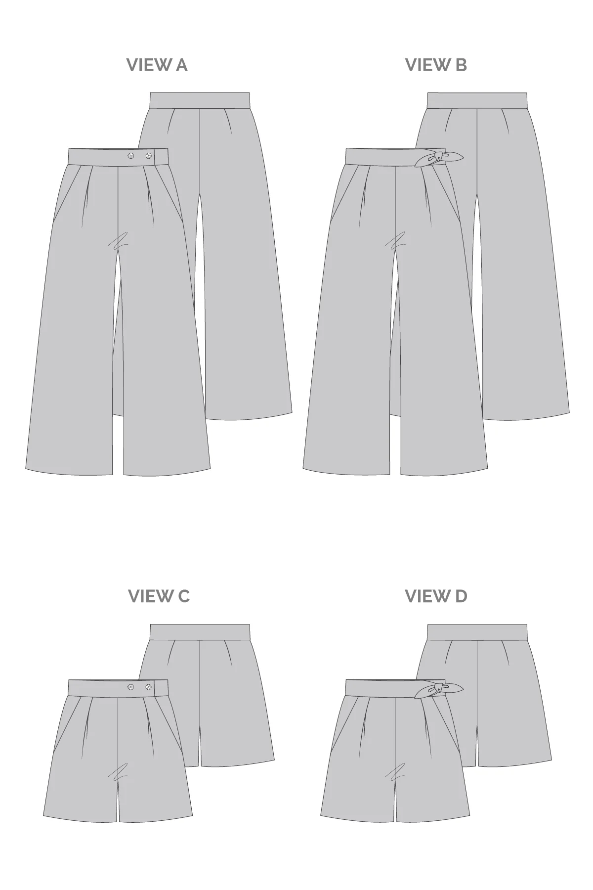 Flint Pants & Shorts - Megan Nielsen - Image 4