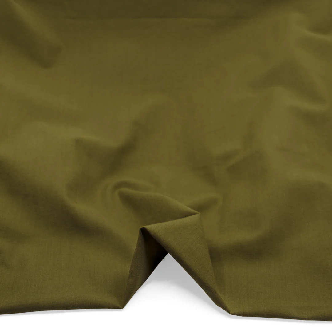 Floaty Cotton Voile - Caper - Image 2