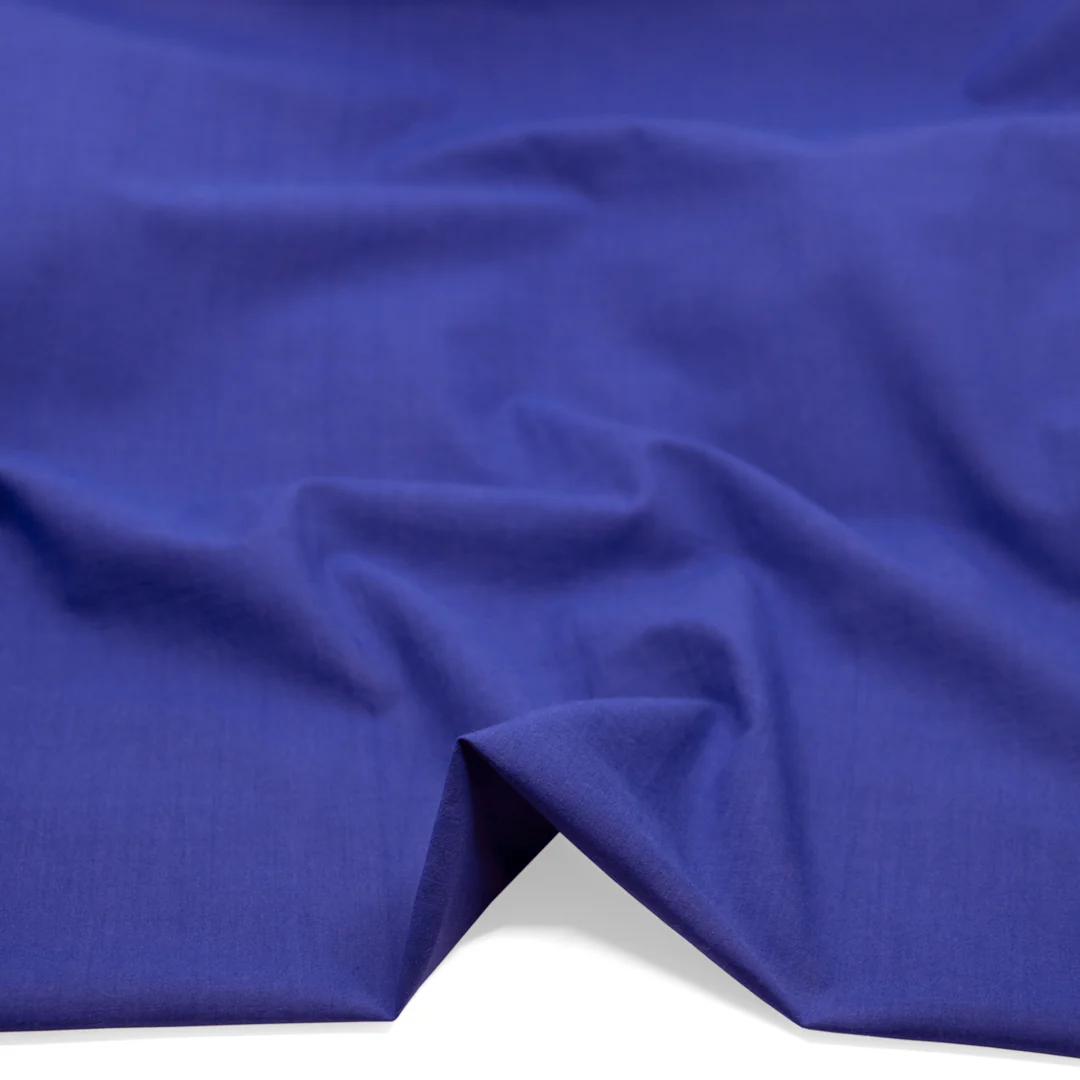 Floaty Cotton Voile - Lapis - Image 2