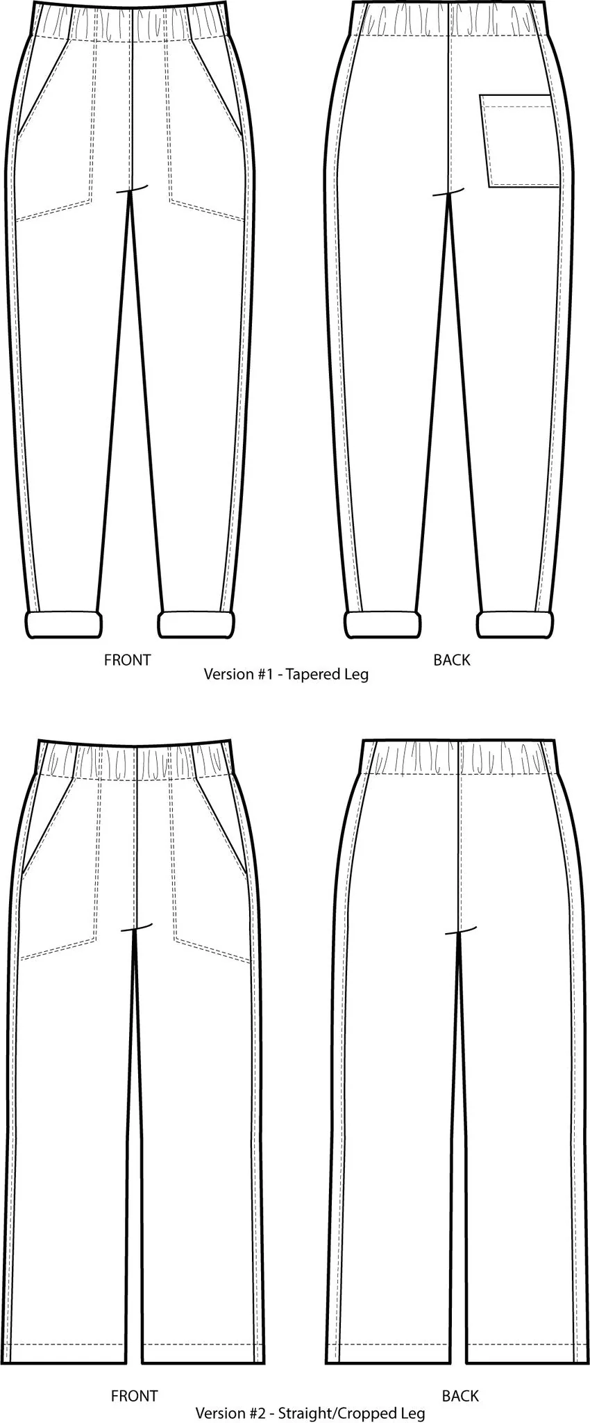 Free Range Slacks, Curvy Fit - Sew House Seven - Image 8