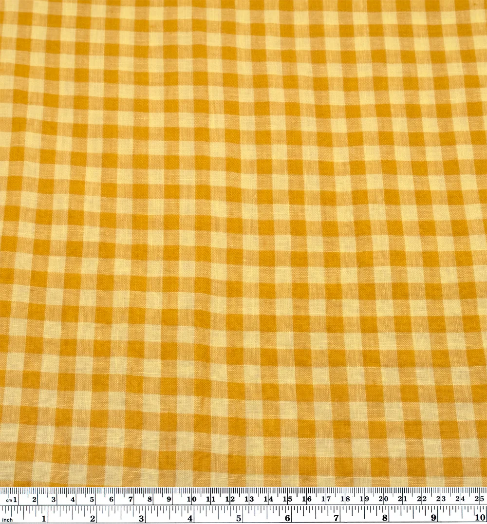 Gingham Soft Washed Linen - Waffle - Image 4