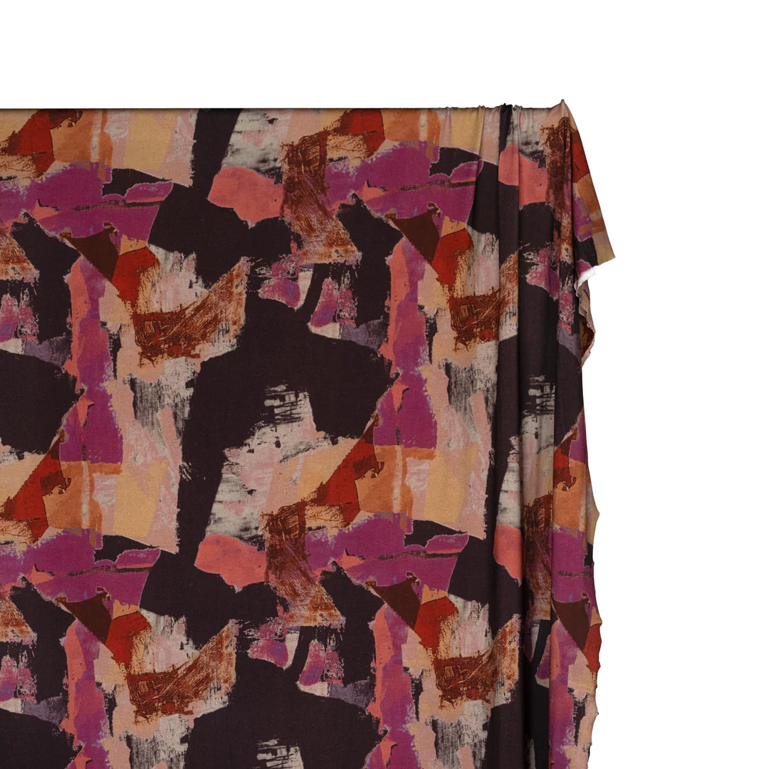 Glitch LENZING™ ECOVERO™ Jersey - Shadow/Multi - Image 2