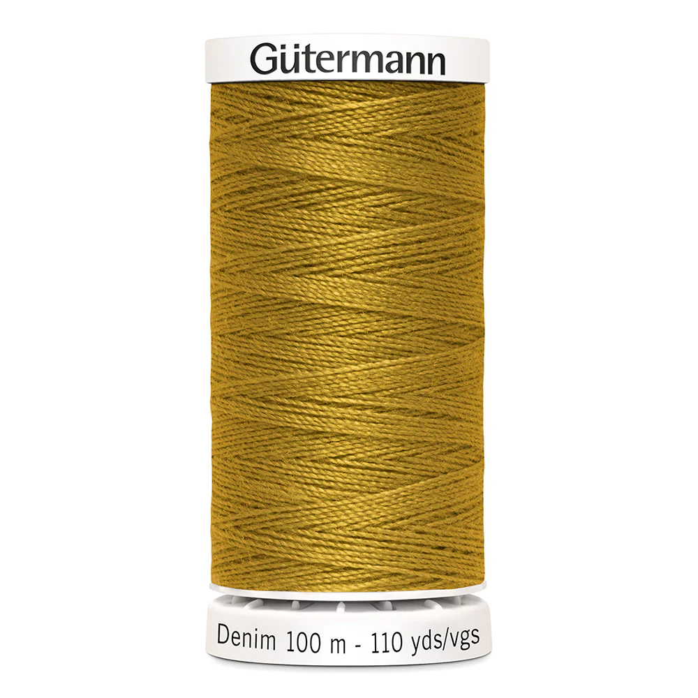 Gütermann Denim Thread (100m) - #1970 Gold