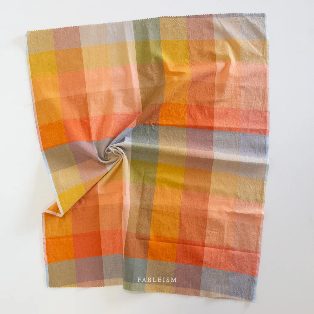 Happy Checkers Cotton - Retro