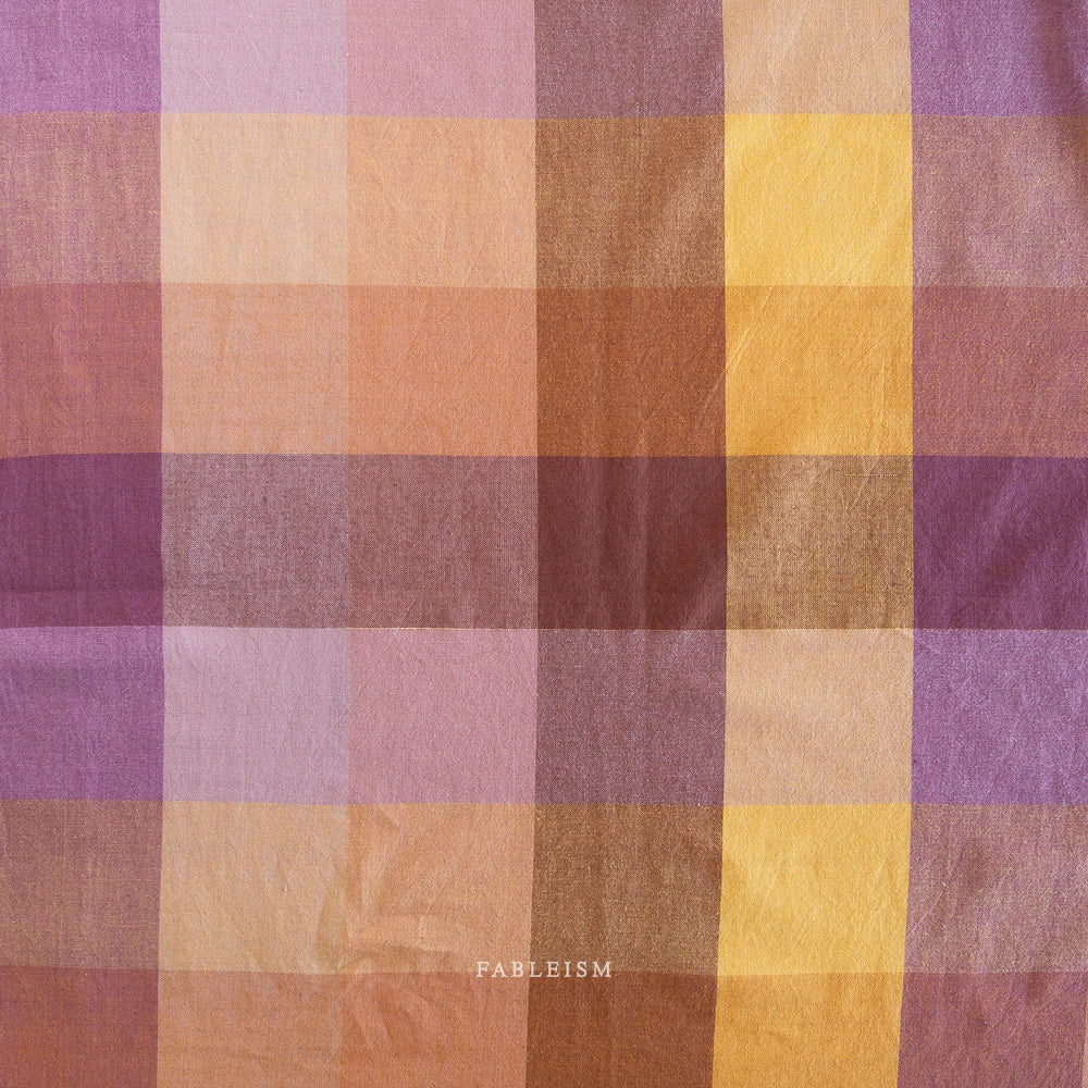 Happy Place Checkers Cotton - Meadow - Image 2