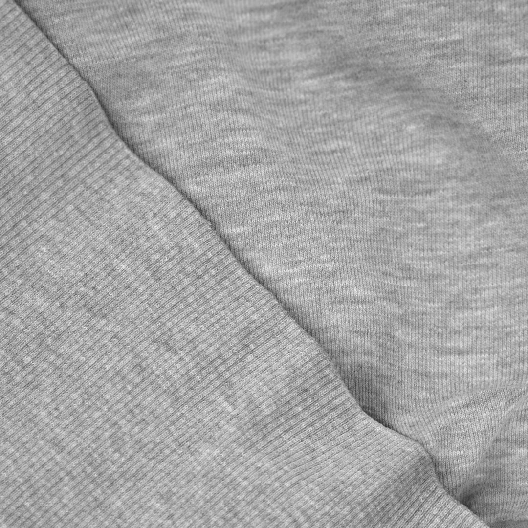 Heavyweight Cotton Ribbing - Heather Grey