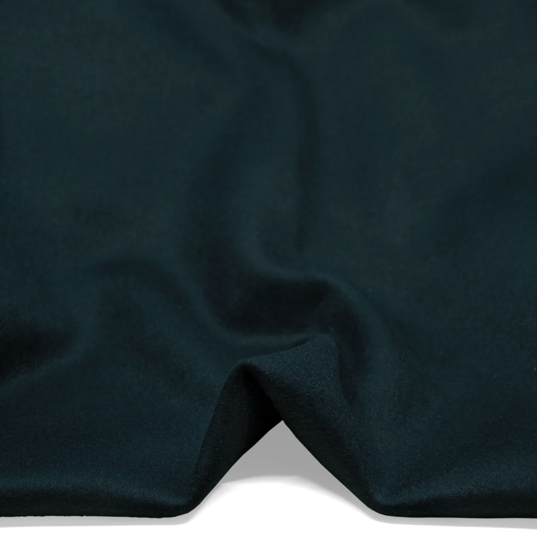 Heavyweight Double Faced Wool Blend Coating - Twilight - Image 2