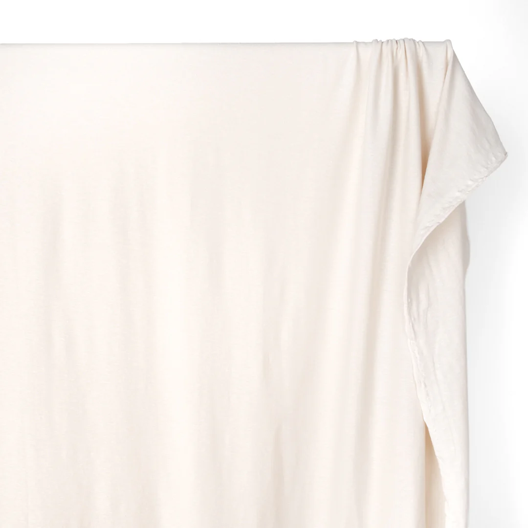 Hemp & Organic Cotton Jersey - Bisque - Image 3