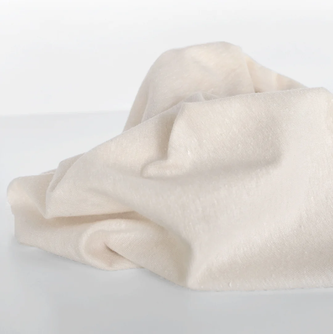 Hemp & Organic Cotton Jersey - Bisque - Image 4