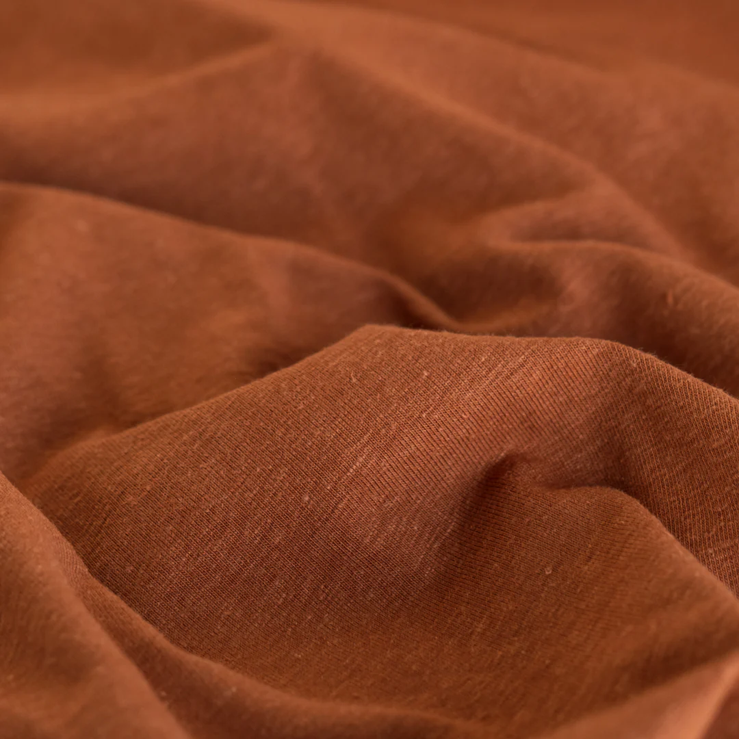 Hemp & Organic Cotton Jersey - Copper - Image 2