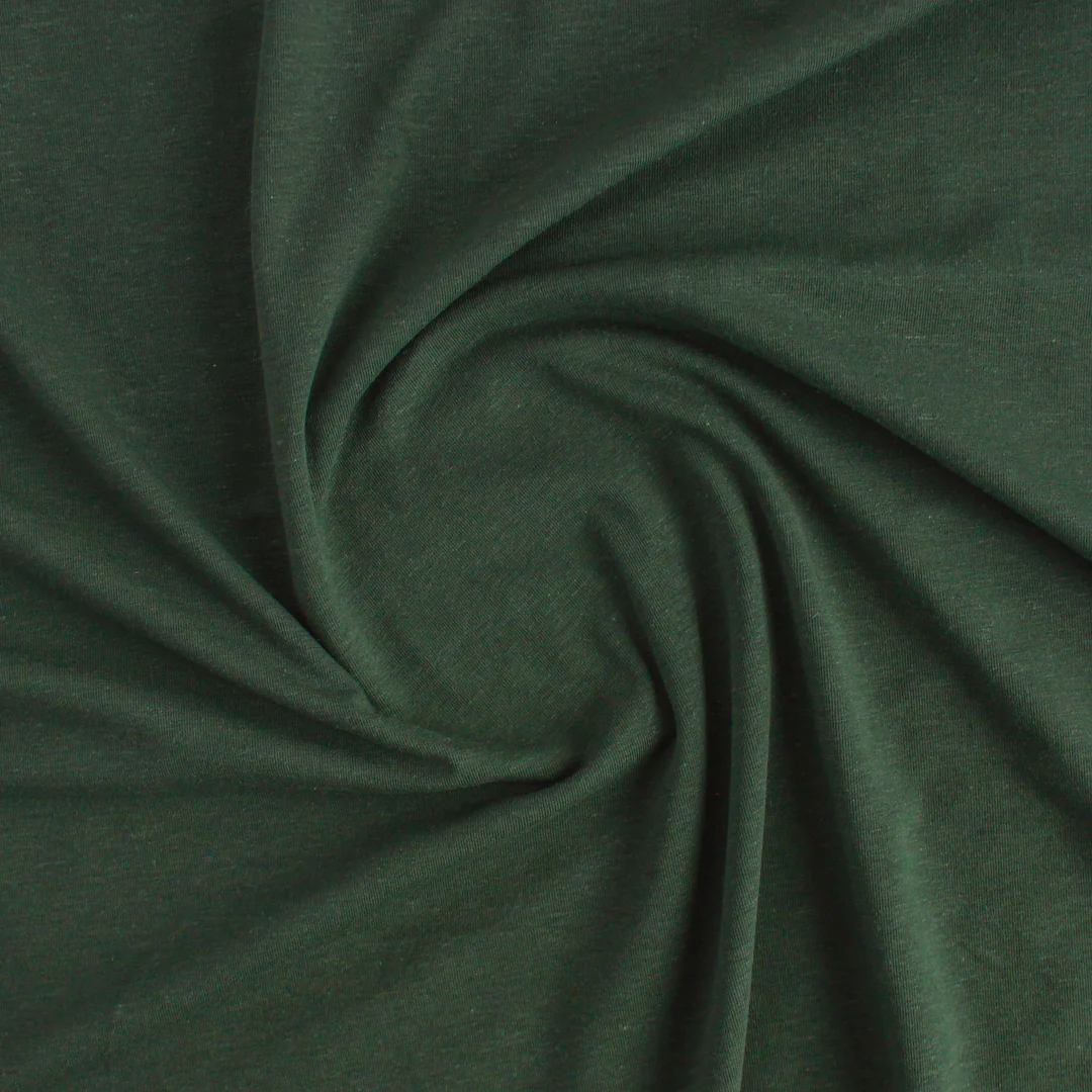 Hemp & Organic Cotton Jersey - Pine - Image 2