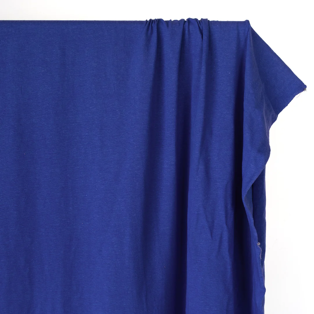 Hemp & Organic Cotton Jersey - Royal Blue - Image 3