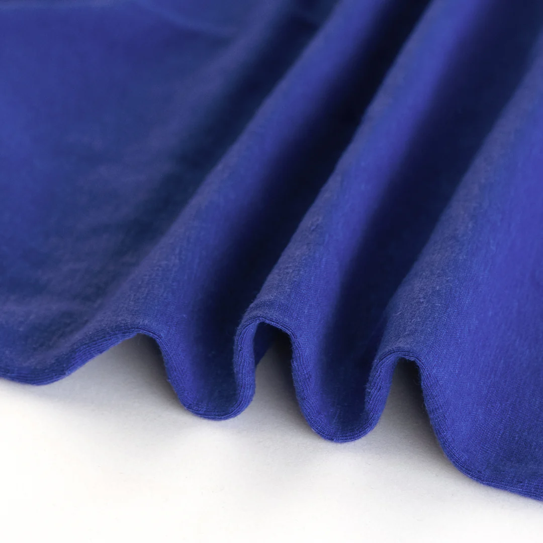 Hemp & Organic Cotton Jersey - Royal Blue - Image 4