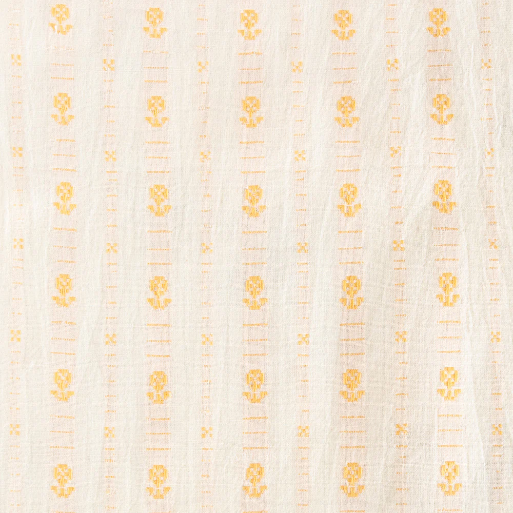 Hilde Floral Cotton - Goldenrod - Image 2