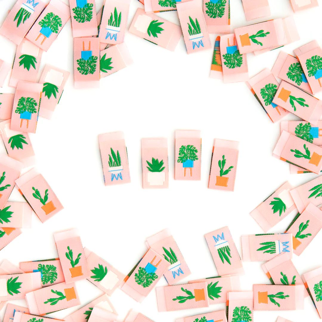 HOUSEPLANTS Woven Labels by Sarah Hearts