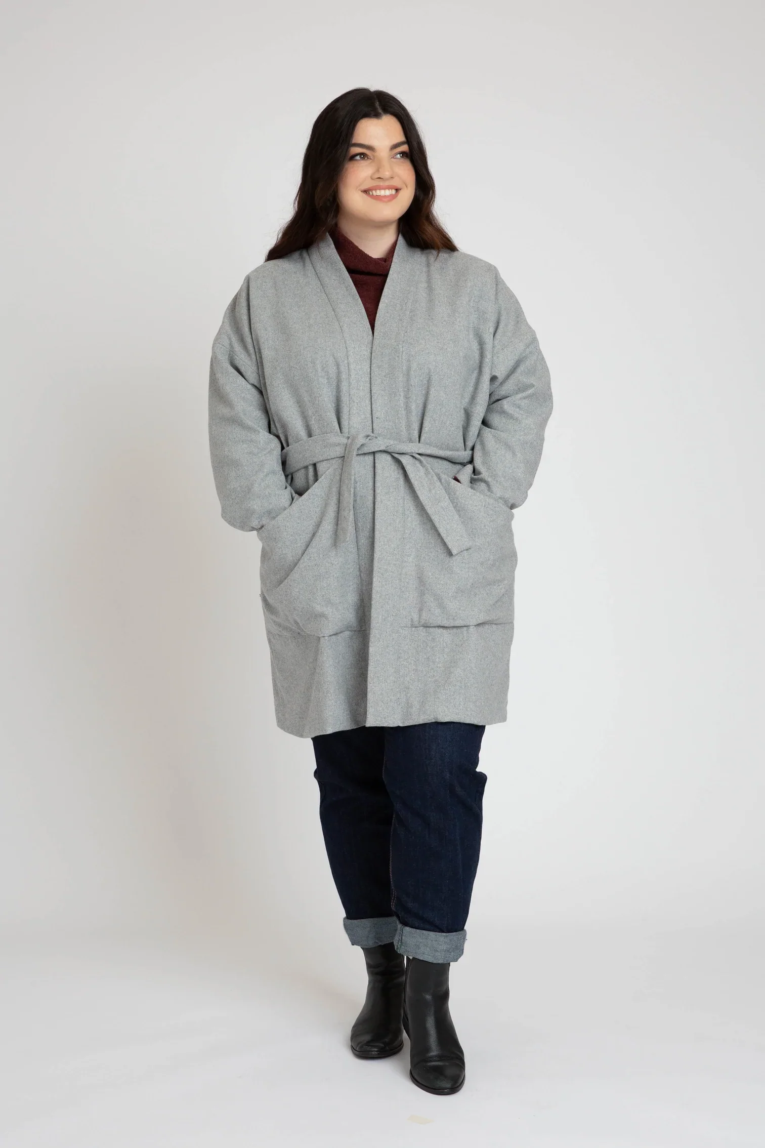 Hovea Jacket & Coat, Curve Range - Megan Nielsen - Image 14