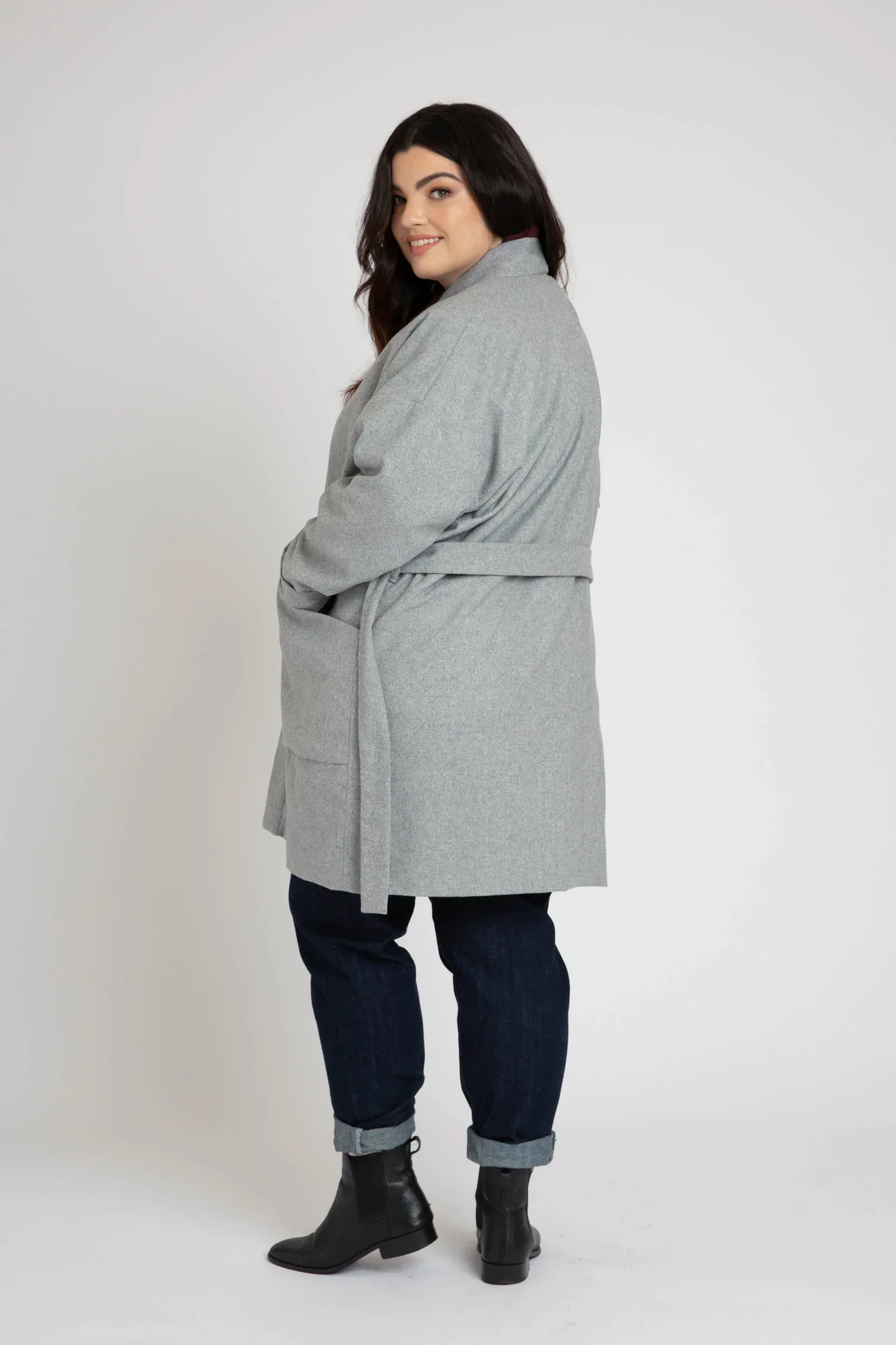 Hovea Jacket & Coat, Curve Range - Megan Nielsen - Image 17