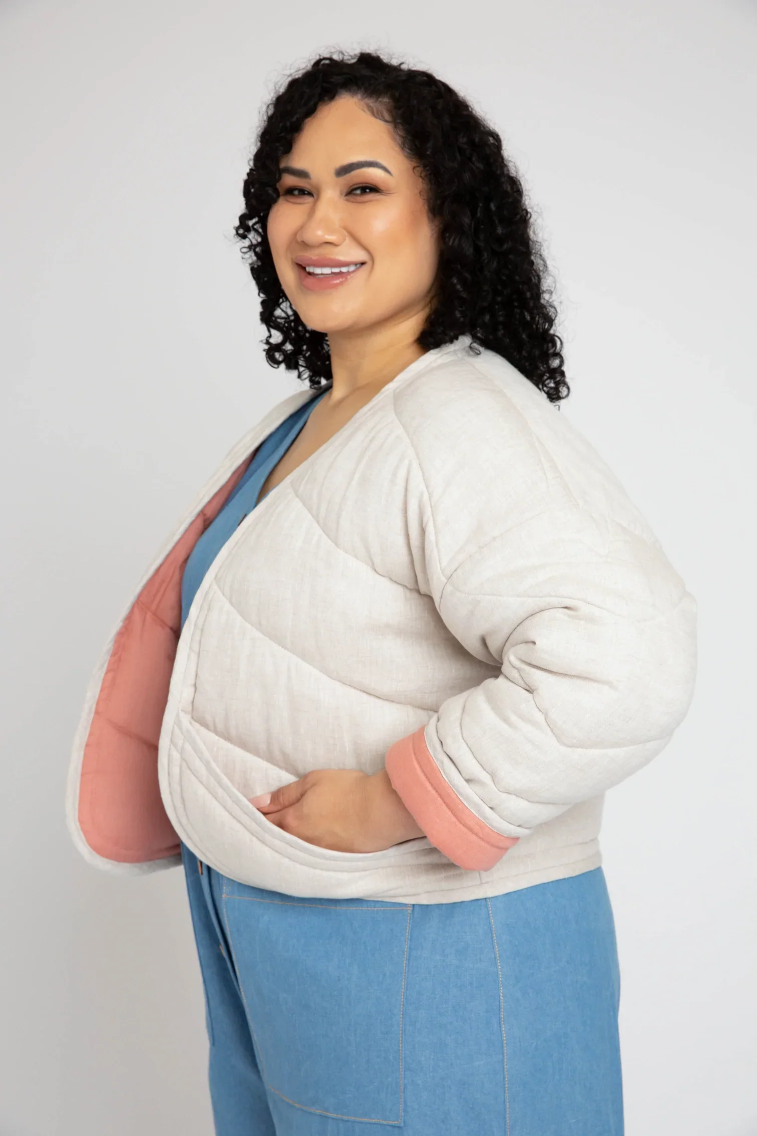 Hovea Jacket & Coat, Curve Range - Megan Nielsen - Image 22