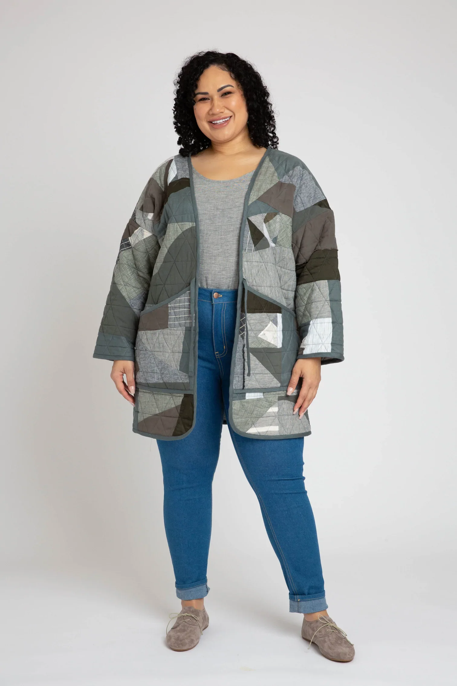 Hovea Jacket & Coat, Curve Range - Megan Nielsen - Image 3