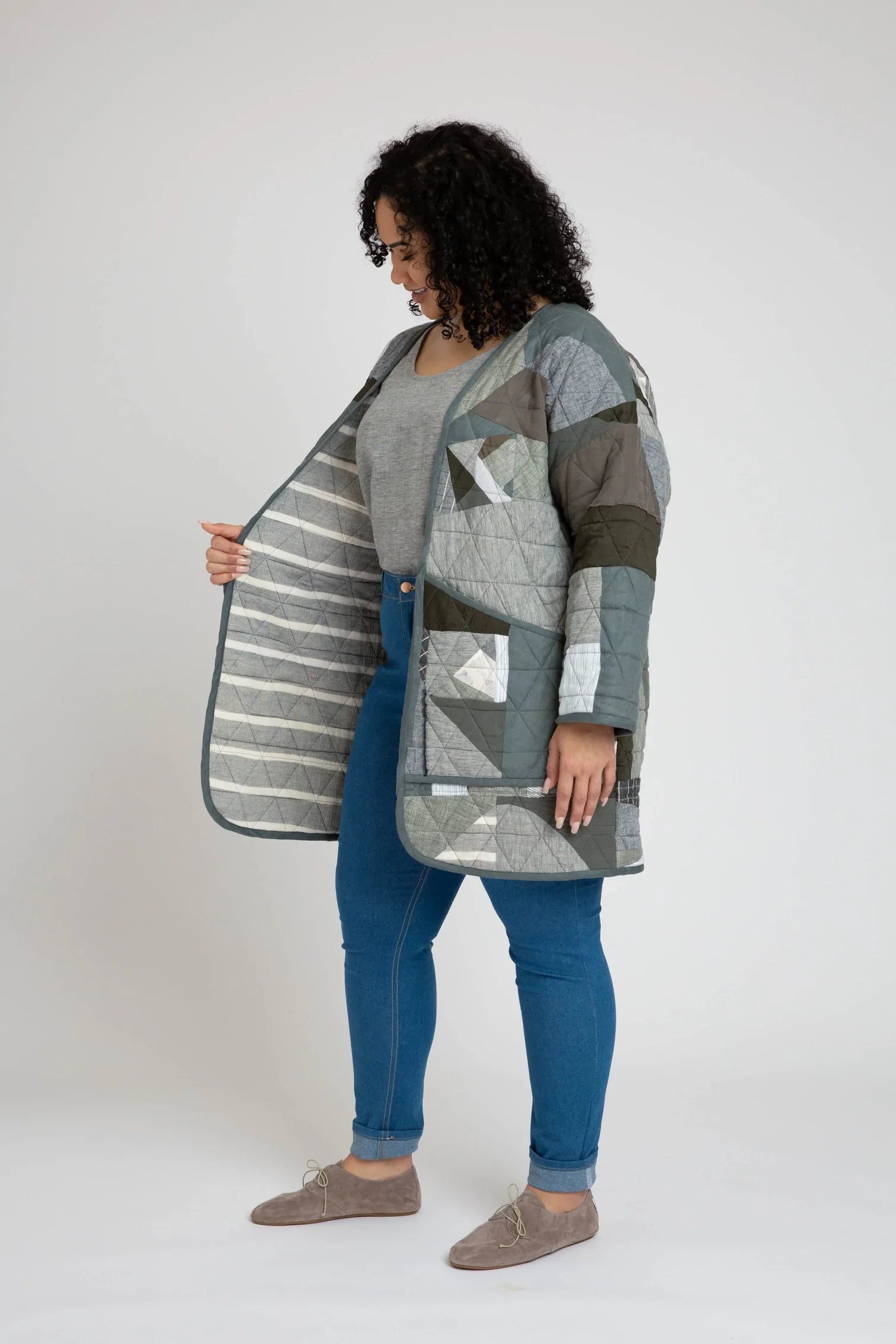 Hovea Jacket & Coat, Curve Range - Megan Nielsen - Image 4