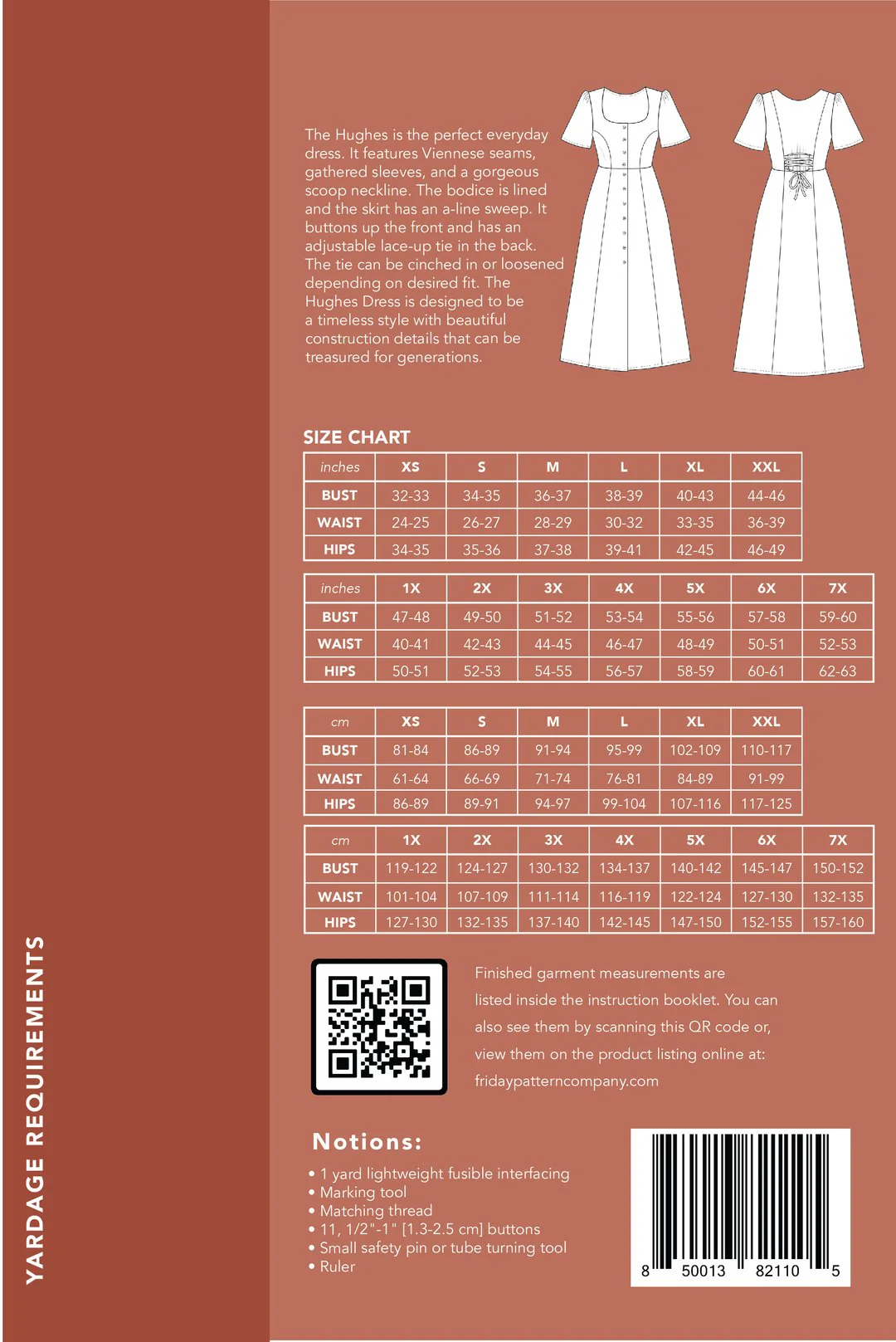 Hughes Dress - Friday Pattern Co - Image 10