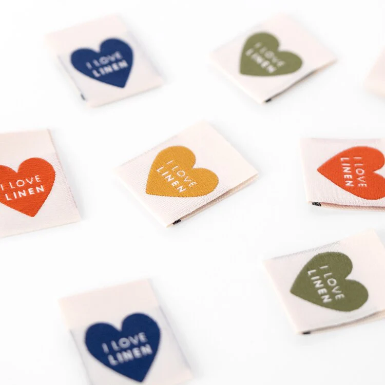 I LOVE LINEN Woven Labels - Image 2