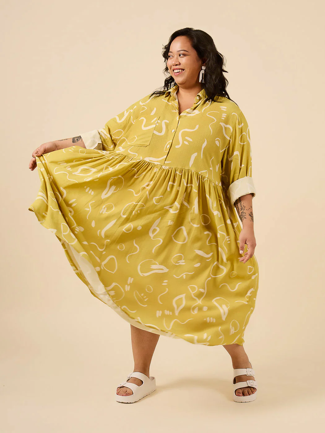 Jenna Button-Up Shirt & Dress - Closet Core - Image 5