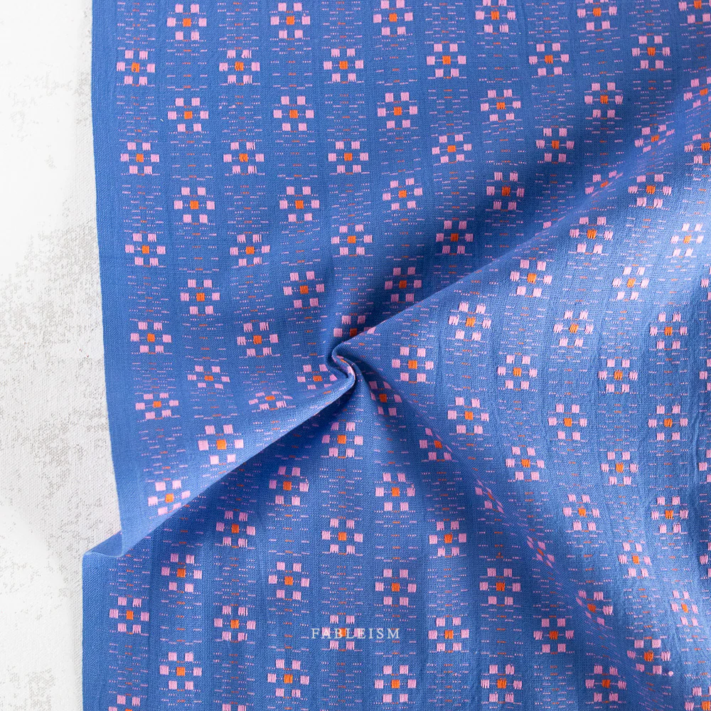 Karin Floral Cotton - Cobalt