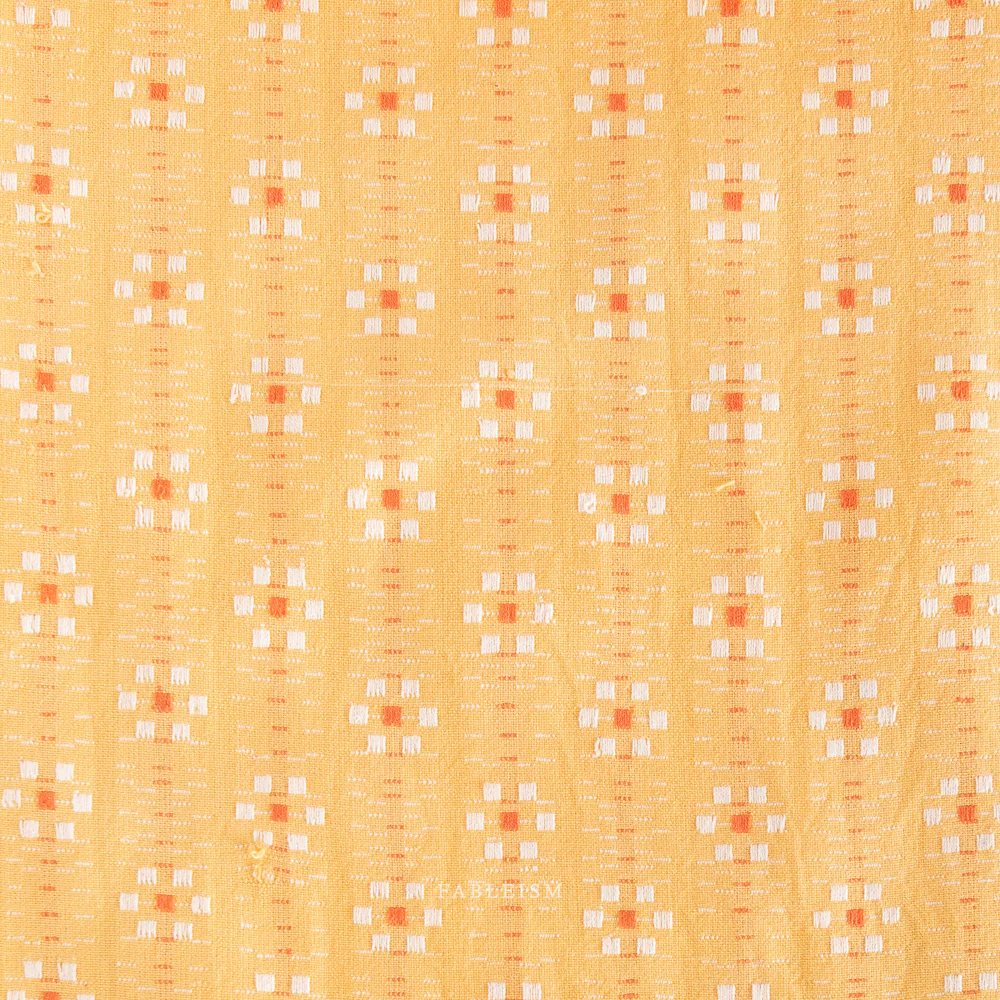 Karin Floral Cotton - Goldenrod - Image 2