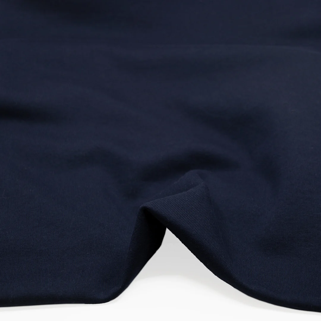 Laidback 100% Cotton Sweatshirt Fleece - Midnight Blue - Image 2