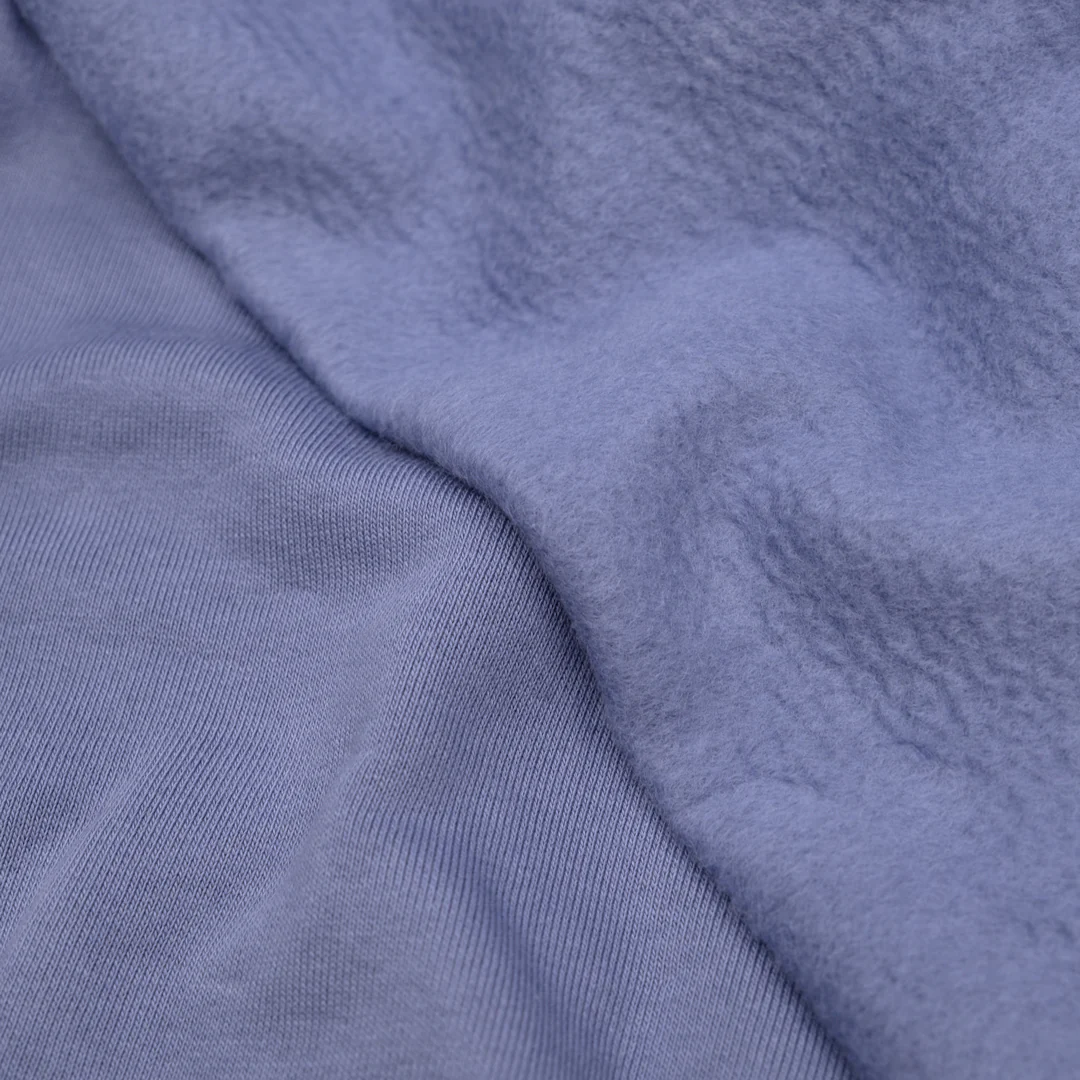 Laidback 100% Cotton Sweatshirt Fleece - Periwinkle