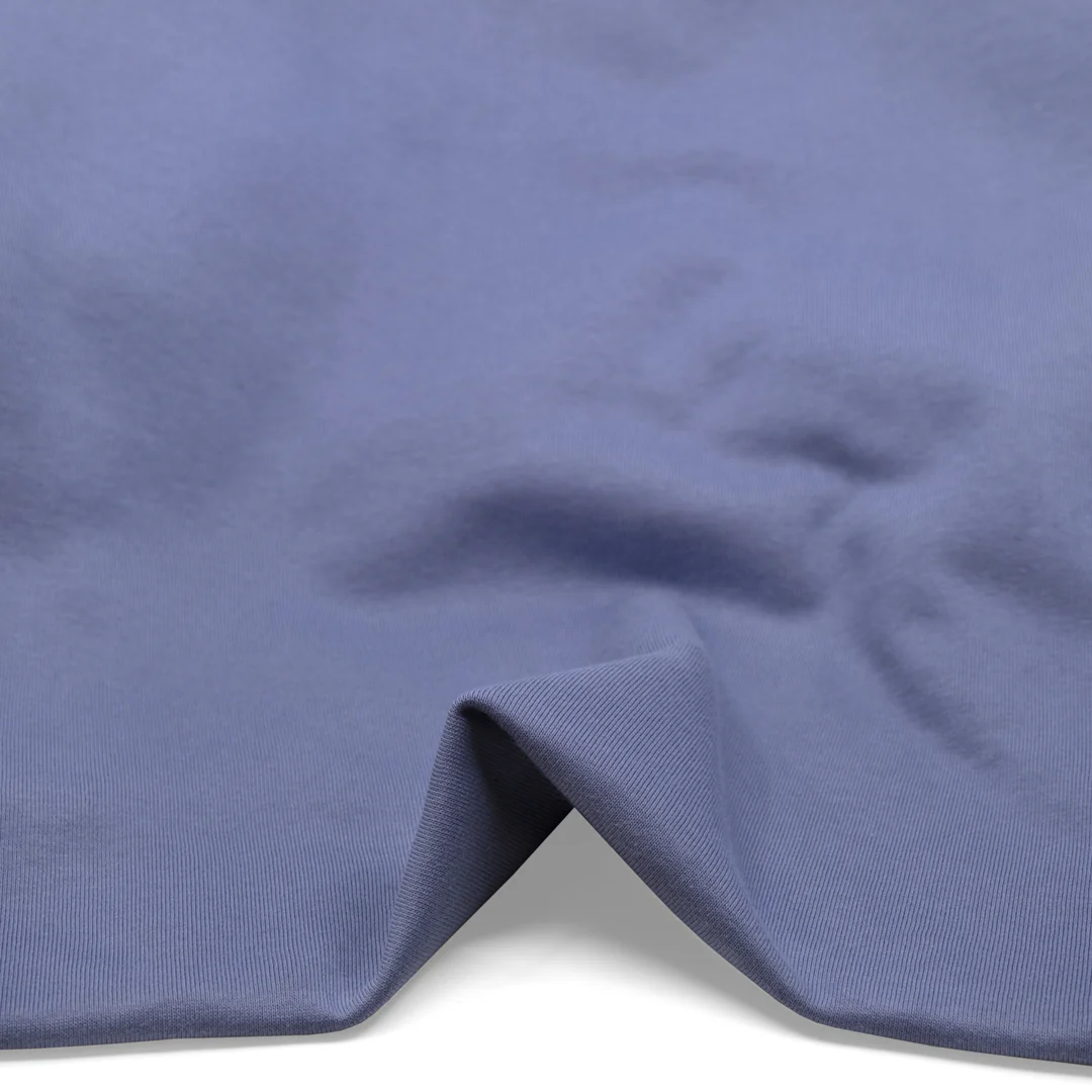 Laidback 100% Cotton Sweatshirt Fleece - Periwinkle - Image 2