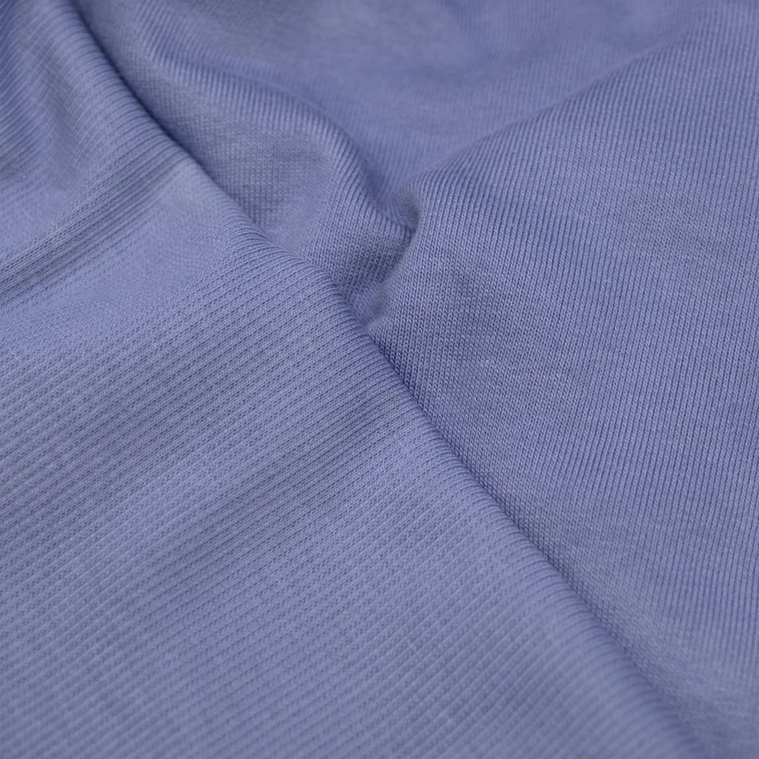 Laidback 100% Cotton Sweatshirt Fleece - Periwinkle - Image 3