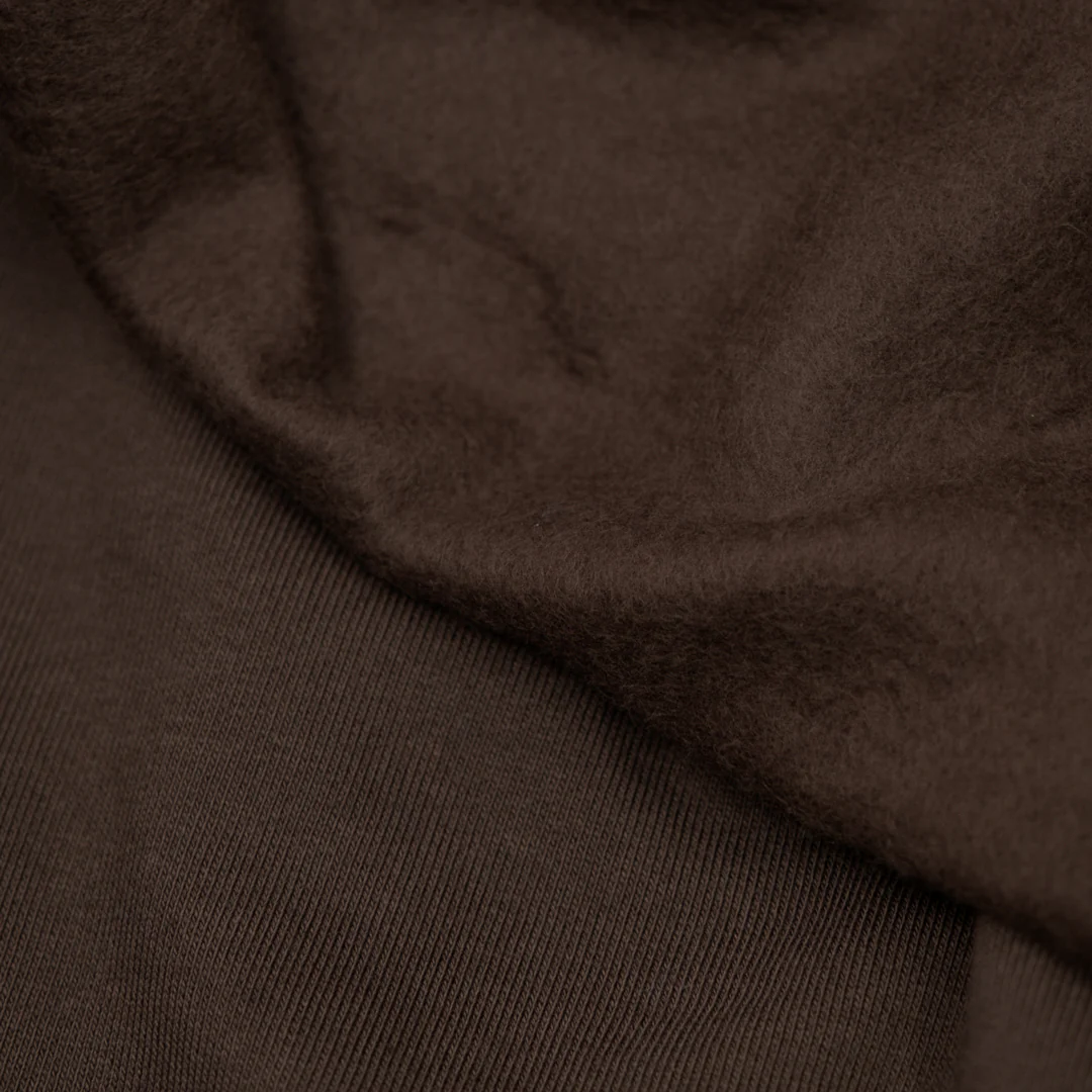 Laidback 100% Cotton Sweatshirt Fleece - Umber
