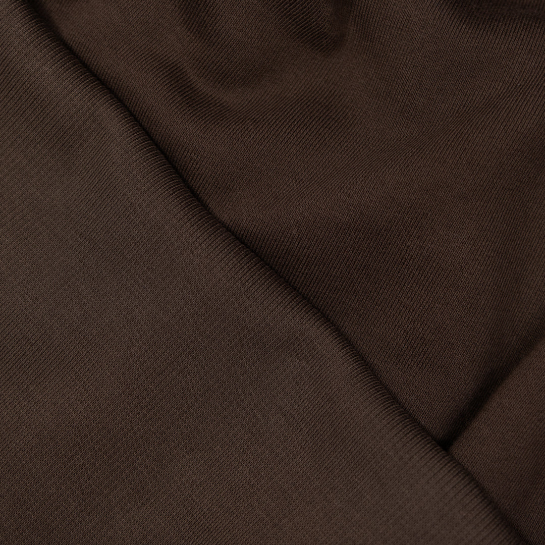 Laidback Cotton Sweatshirt Ribbing - Umber - Image 3