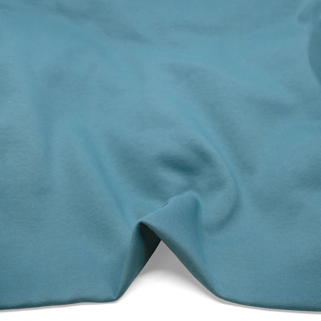Laidback 100% Cotton Sweatshirt Fleece - Waterfall - Image 2