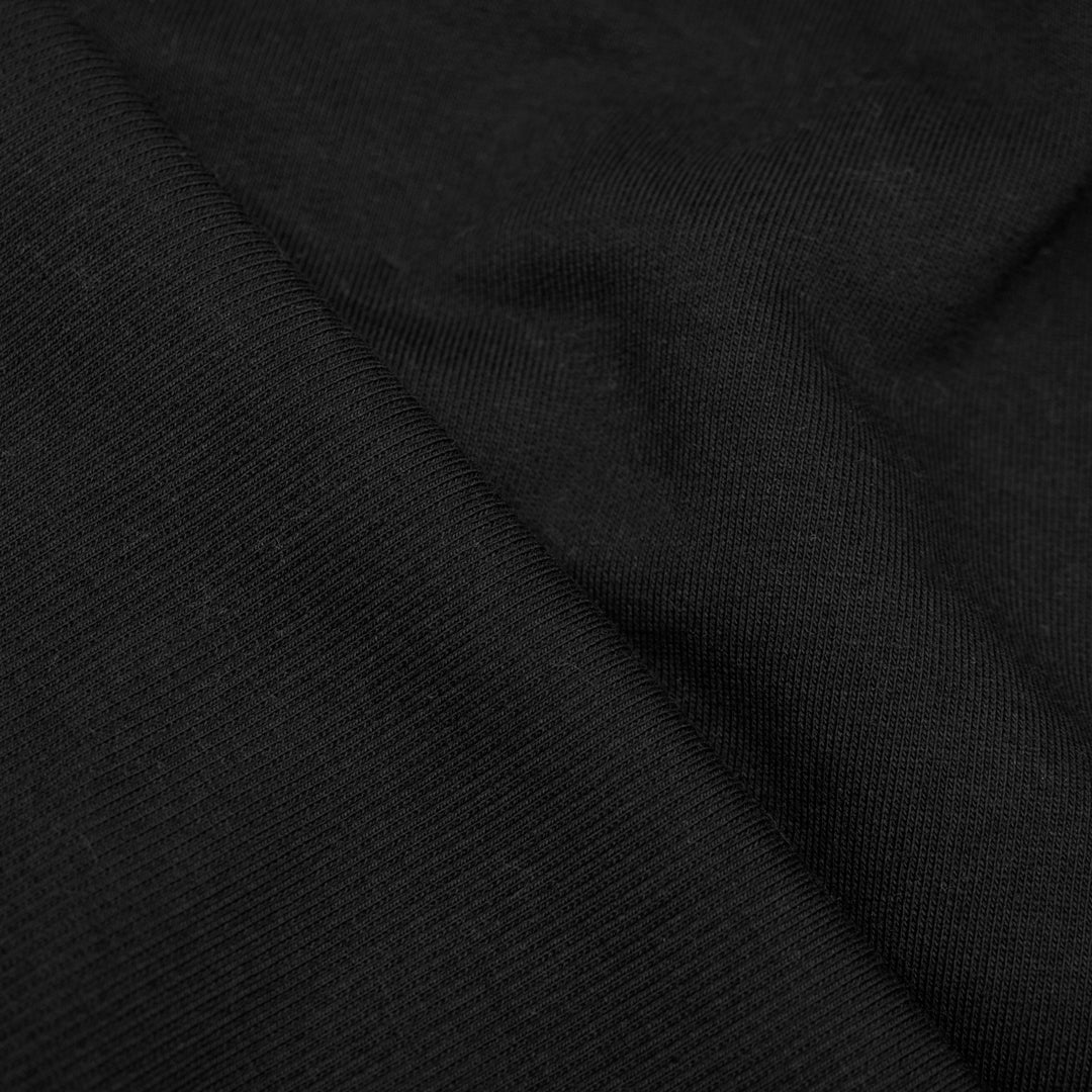 Laidback Cotton Sweatshirt Ribbing - Black - Image 3