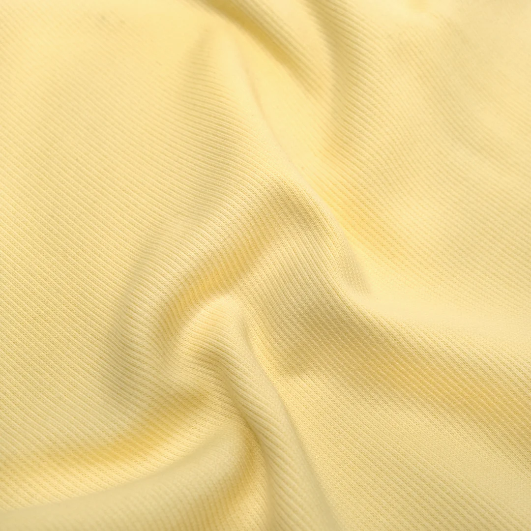 Laidback Cotton Sweatshirt Ribbing - Butter