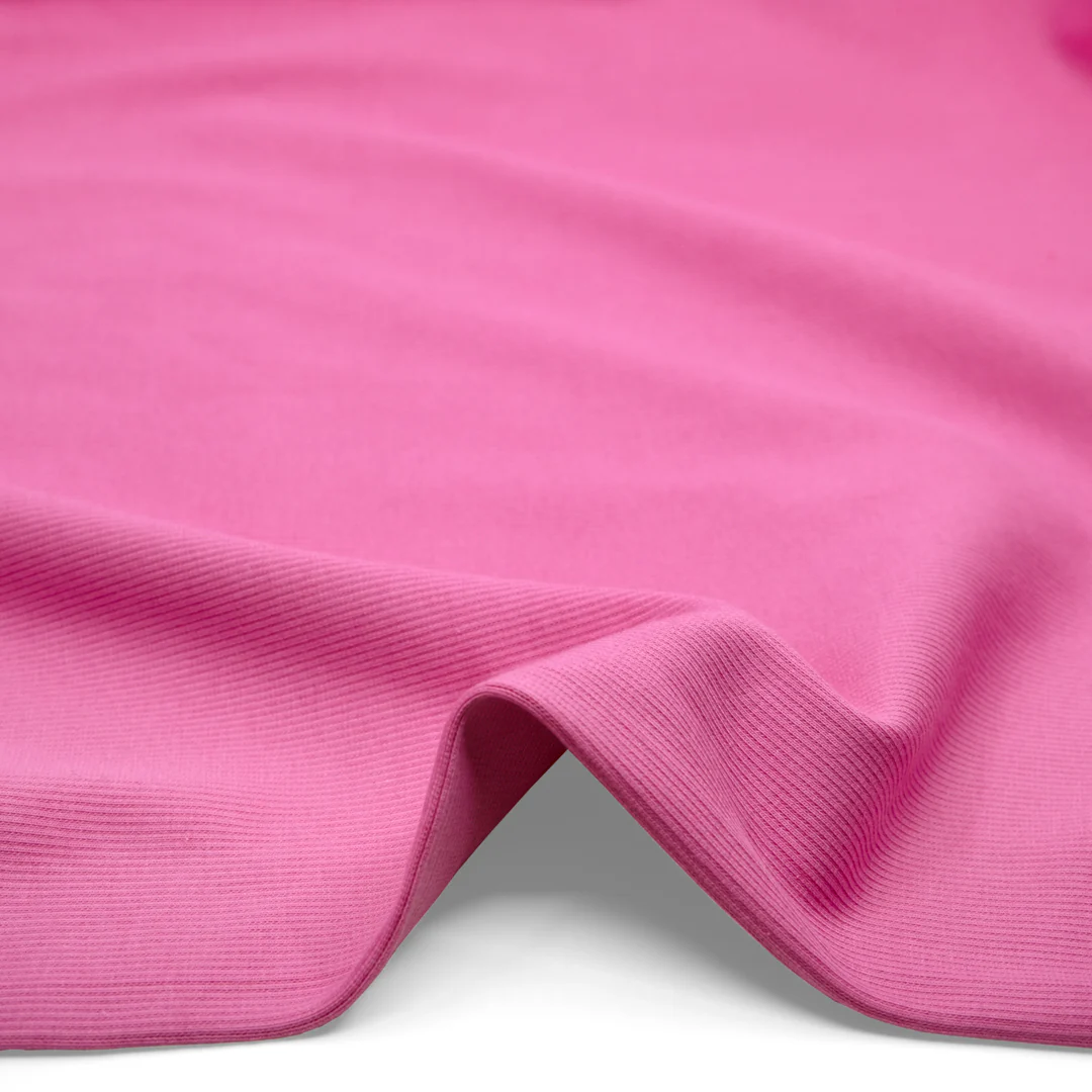 Laidback Cotton Sweatshirt Ribbing - Gumdrop - Image 2