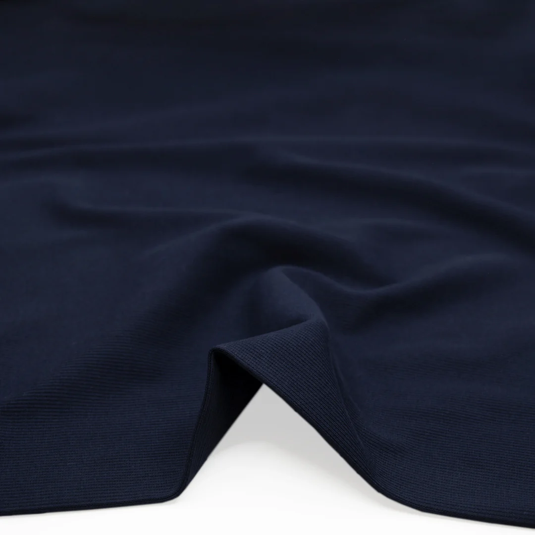 Laidback Cotton Sweatshirt Ribbing - Midnight Blue - Image 2