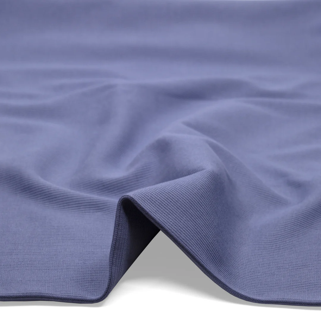Laidback Cotton Sweatshirt Ribbing - Periwinkle - Image 2