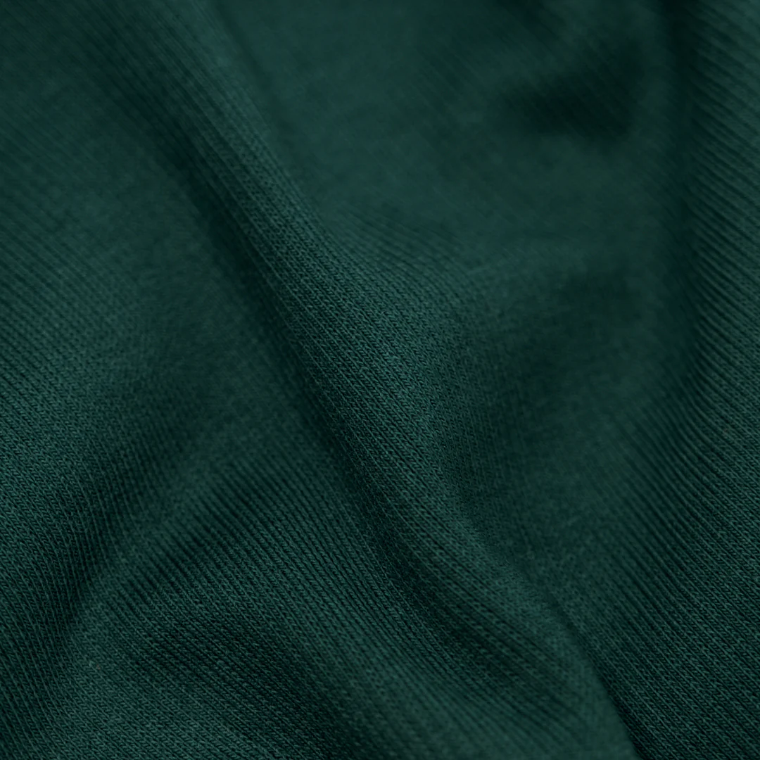 Laidback Cotton Sweatshirt Ribbing - Spruce