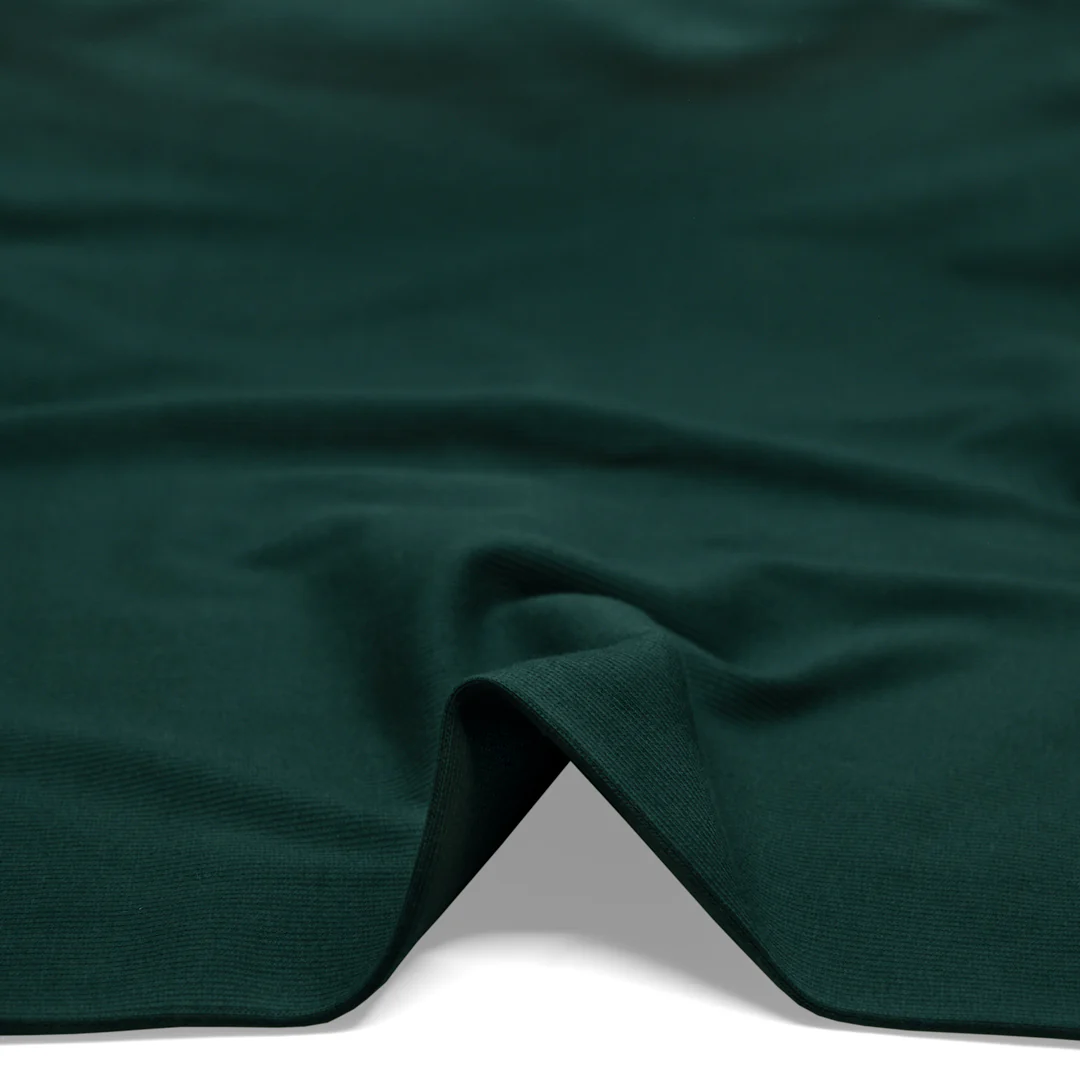 Laidback Cotton Sweatshirt Ribbing - Spruce - Image 2