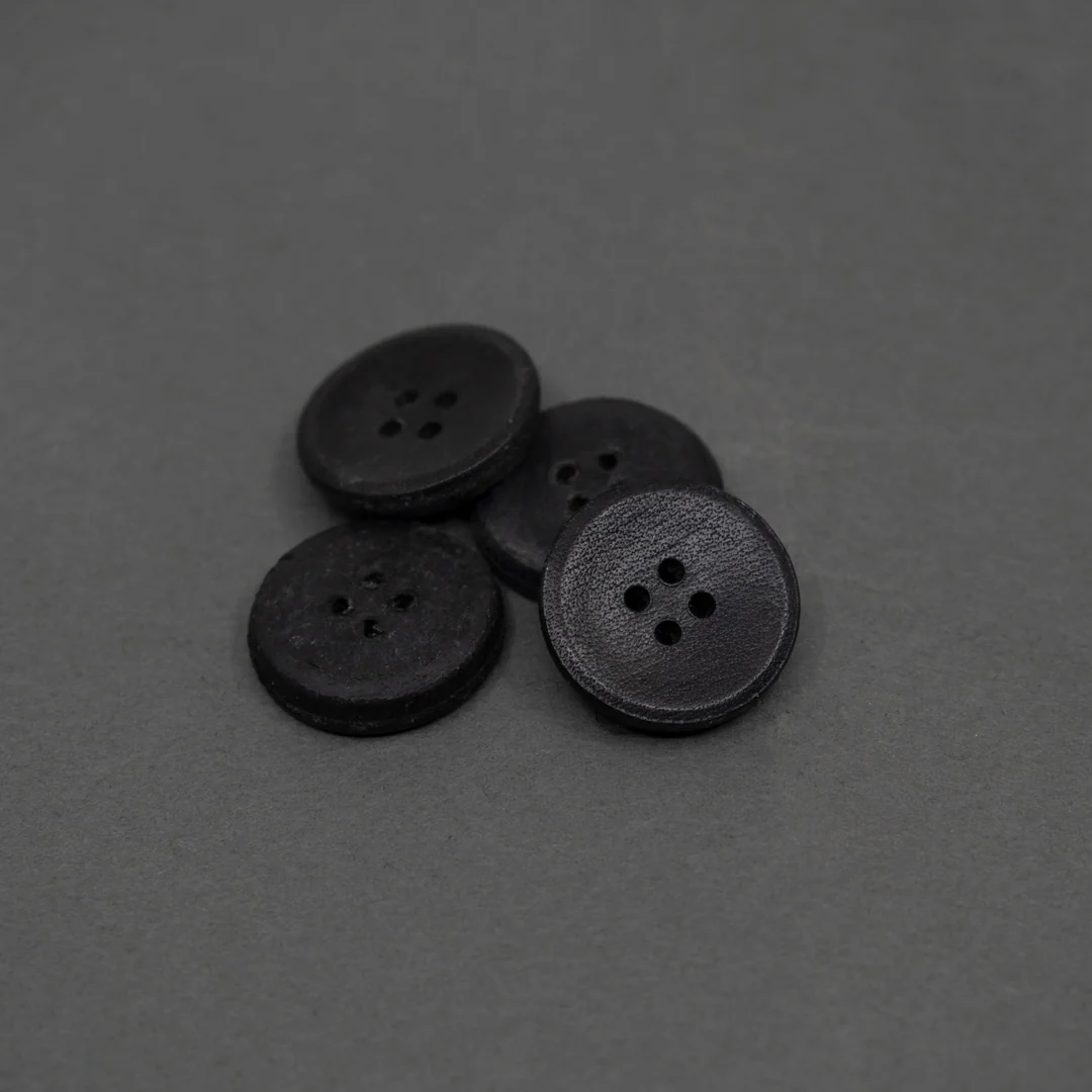 Leather 23mm (15/16”) Buttons - Set of 4
